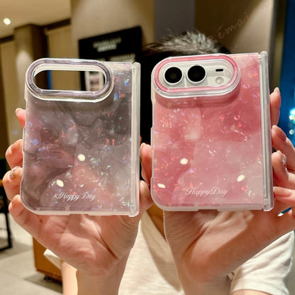 iPhone Duo キラキラ マーブル ケース (全2色) トレンド・ガーリー #261199