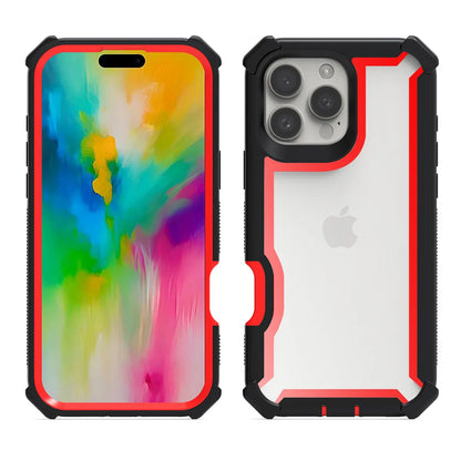 クリア バンパー ネオンフレーム iPhoneケース｜耐衝撃プロテクトデザイン #240108