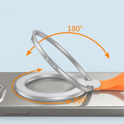 【スマホリンググリップ】メタルリング ハンドル 折りたたみスタンド | Magnet対応 #241104