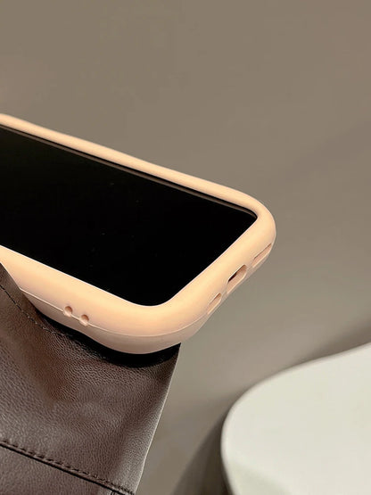 【アニマルシリーズ】立体くま＆肉球 かわいい3Dデザイン スマホケース｜iPhone対応 #250912