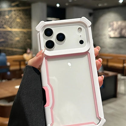 【クリアシリーズ】耐衝撃 TPUバンパー付き 透明スマホケース｜iPhone対応 #251103