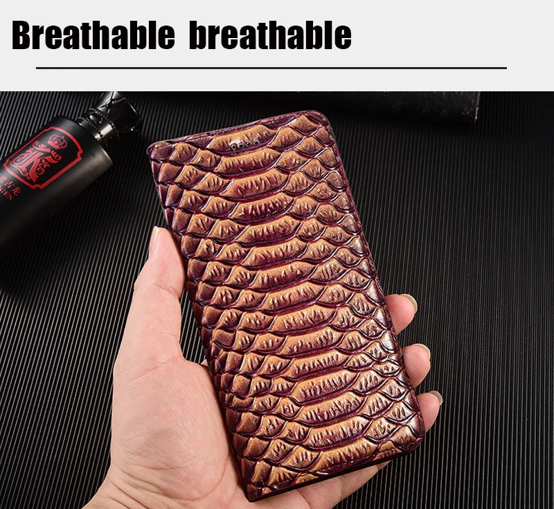 【本革シリーズ】ブックスタイル クロコダイル調 レザー型押し 手帳型 iPhoneケース #240131