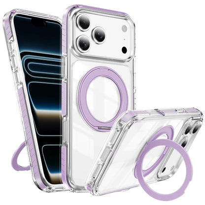 クリア＆カラースタンド付きiPhoneケース (全8色) フレーム・スケルトンスタンド #261238