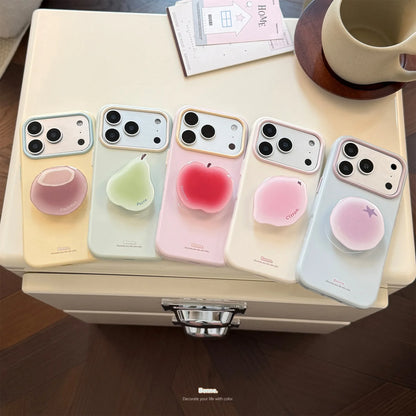 フルーツグリップ キャンディカラー iPhoneケース｜淡色パステル・ゆめかわ #260039