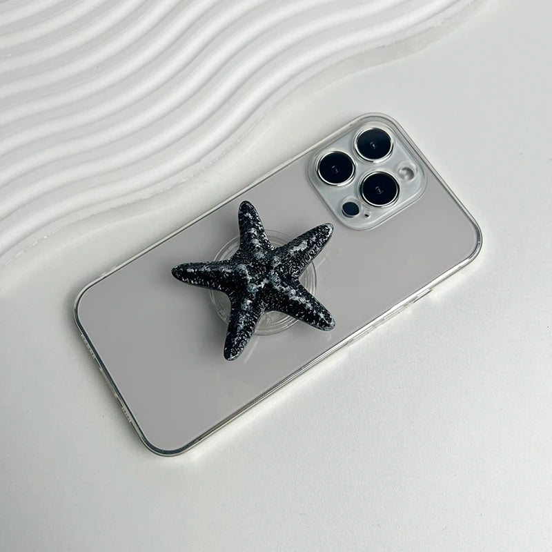 【スマホグリップ】スターフィッシュ ヒトデ 海モチーフの立体デザイン｜Magnet対応 #241115