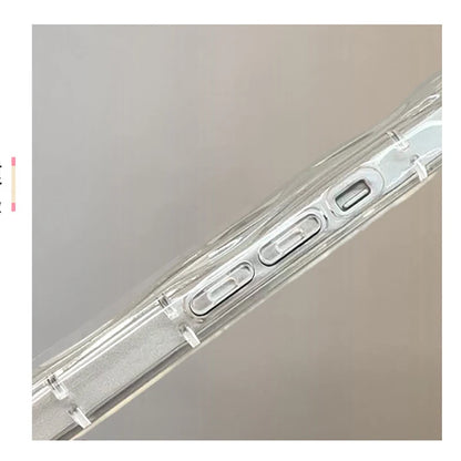 【3Dシリーズ】立体バタフライ＆キラキラデコレーション かわいいピンクスマホケース｜iPhone対応 #251021