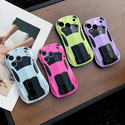 スポーツカー風 立体デザイン iPhoneケース｜スタンド機能付き #231226