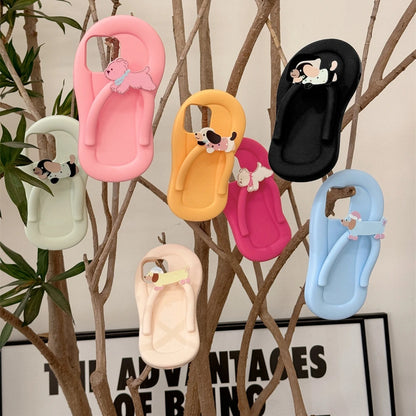 【わんこサンダル風デザイン】ゆるかわ立体 ビーサン スマホケース｜iPhone対応 #250722