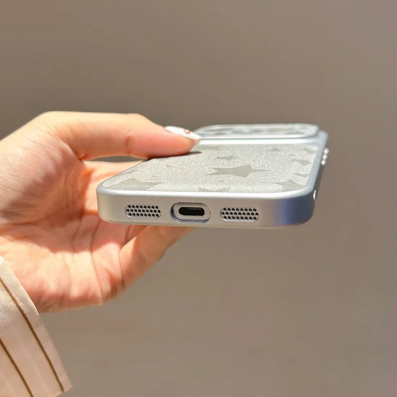 スターモチーフ iPhoneケース｜星柄デザイン・シンプルスタイル #240603