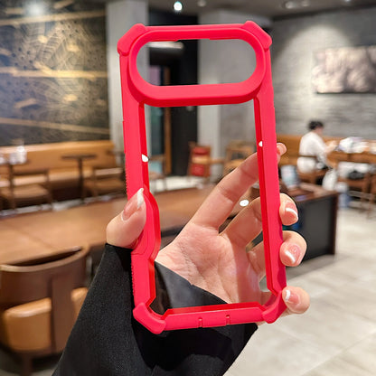 【クリアシリーズ】耐衝撃 TPUバンパー付き 透明スマホケース｜iPhone対応 #251103