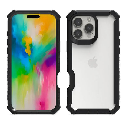 クリア バンパー ネオンフレーム iPhoneケース｜耐衝撃プロテクトデザイン #240108