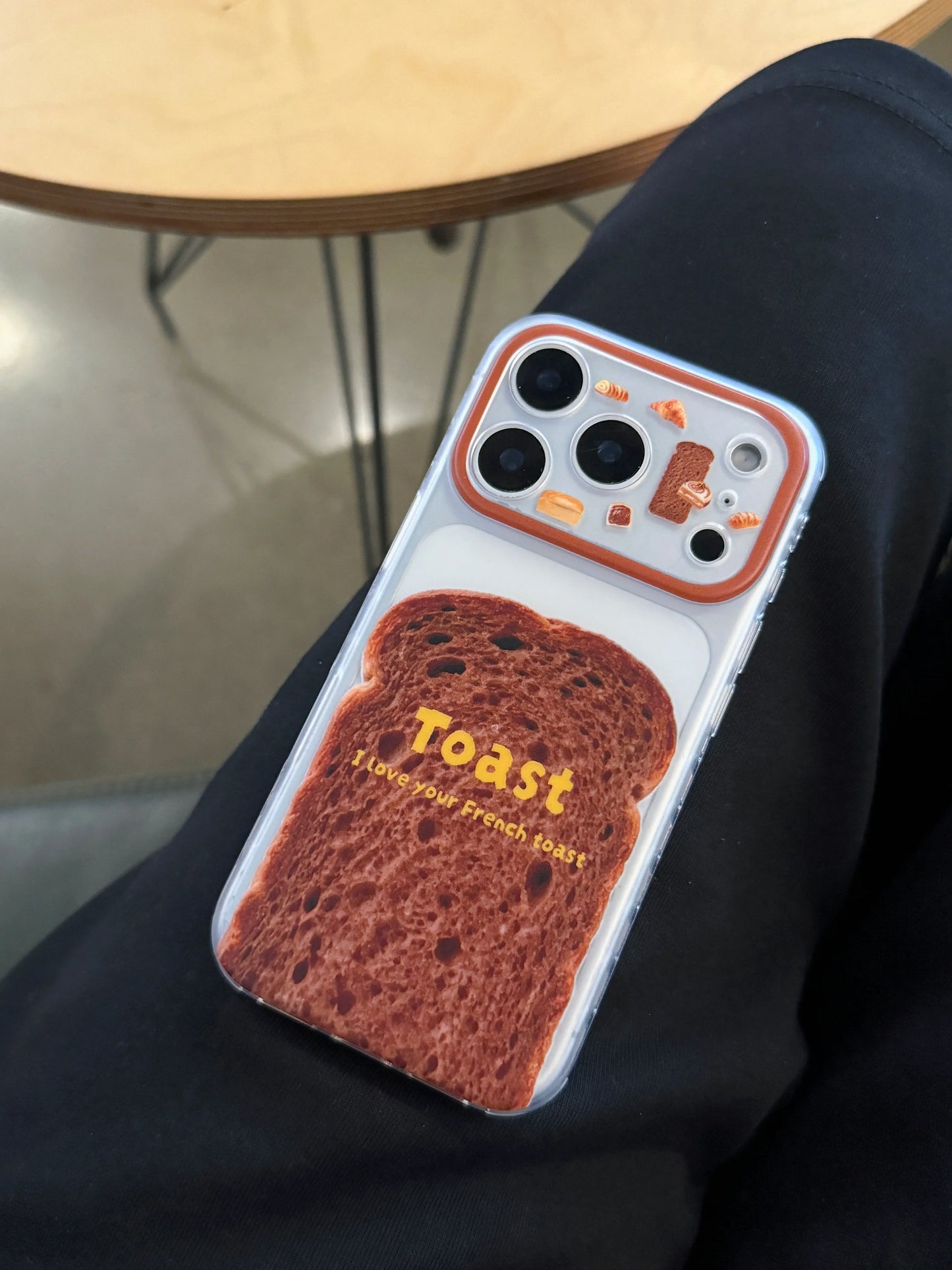 チョコ トースト ほくほくのパン iPhoneケース｜フレンチ風 #261014