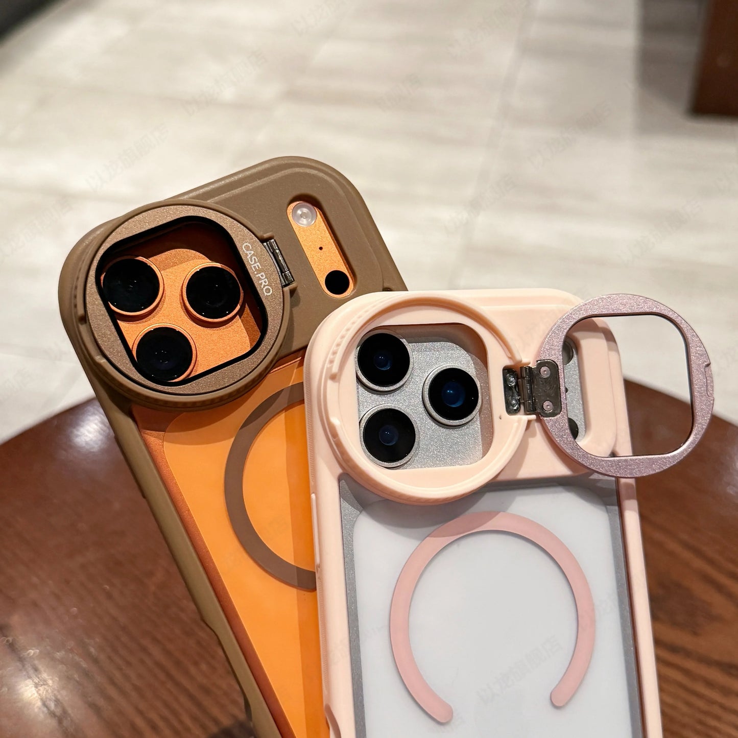 【Magnet対応】スケルトンガード 耐衝撃クリア × ストラップ スマホケース｜iPhone対応 #240824