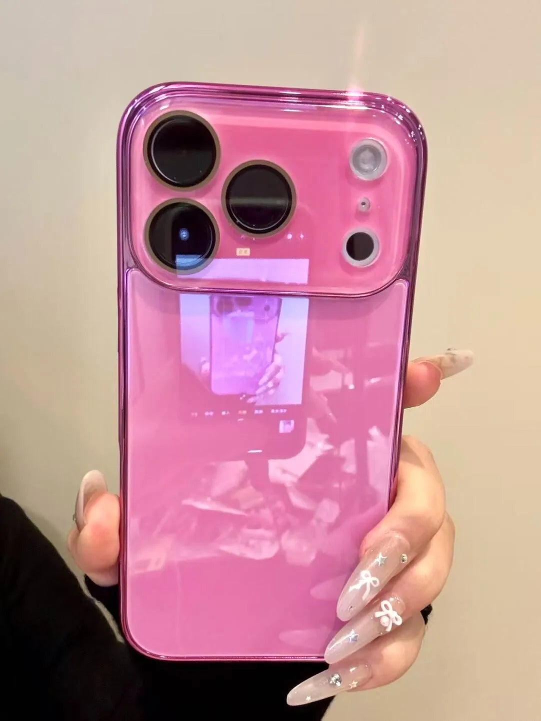 【メタリックミラー】グロスカラー × 光沢 スマホケース｜iPhone対応 #250126