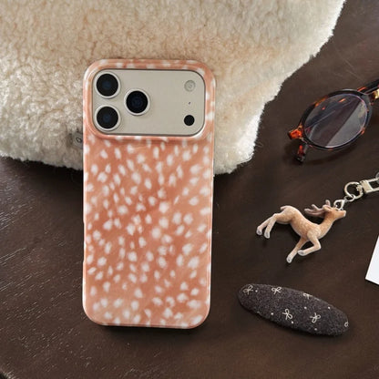 【ピンクバンビ】Banbi 鹿柄 チャーム付き スマホケース｜iPhone対応 #240614