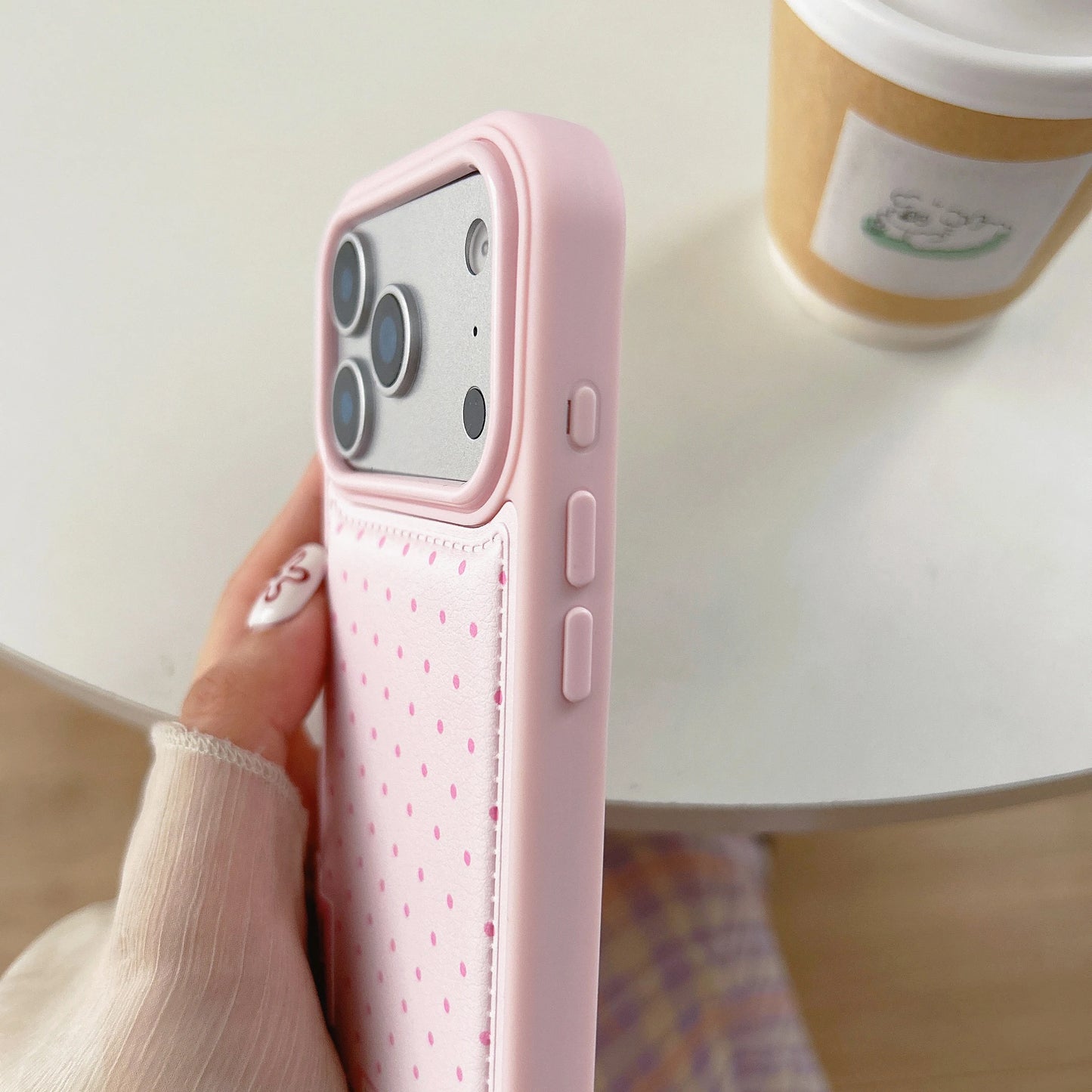 【韓国風 プチドット】水玉 パステルスマホケース｜iPhone対応 #240929