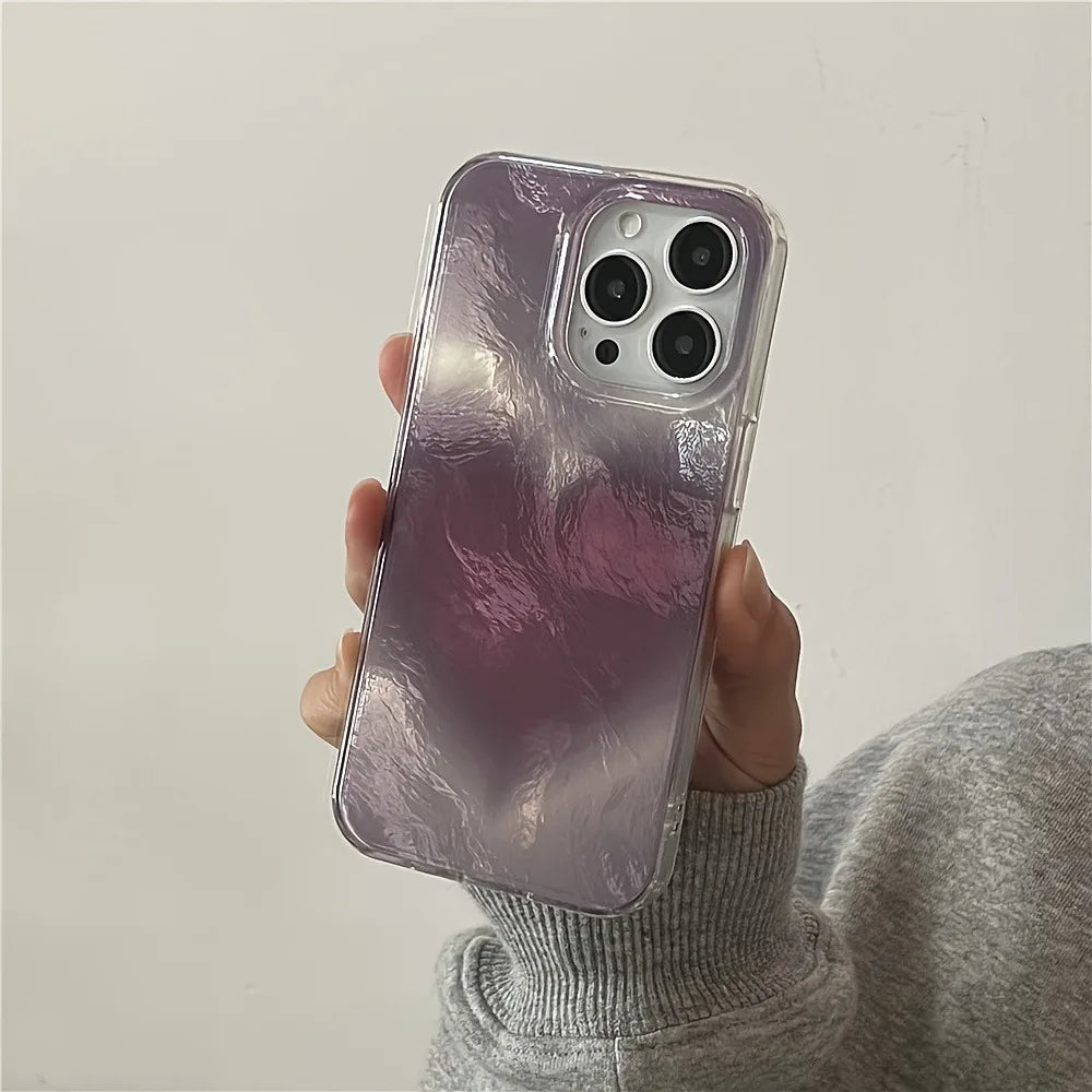 くすみカラー ハートグラデ 滲みチーク ケース｜iPhone対応 #260127