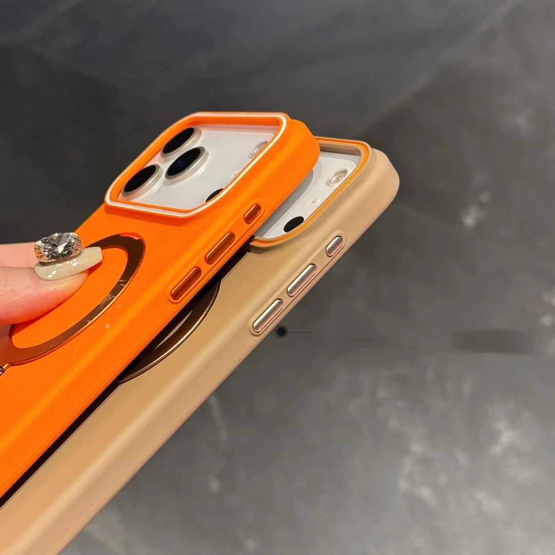【MagSafe対応】マグネットリング付き マットカラー スマホケース｜iPhone対応 #251122