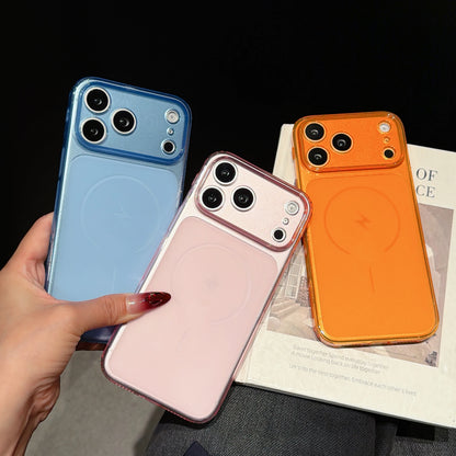 マットクリア Magnet内蔵 iPhoneケース｜シンプル・半透明・耐衝撃 #260628