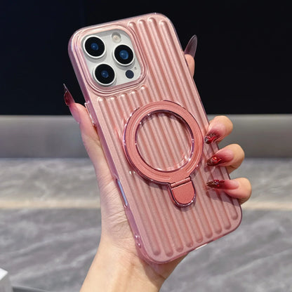 縦ライン ストライプ Magnet内蔵 リング付き iPhoneケース｜iPhone対応 #260524