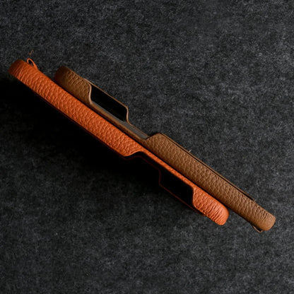 【本革シリーズ】ストラップ付き カードポケットレザースマホケース｜iPhone対応 #241014