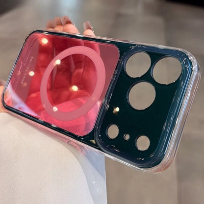 ツートン カラークリア Magnet内蔵 iPhoneケース｜淡色ニュアンス・透明感 #261258