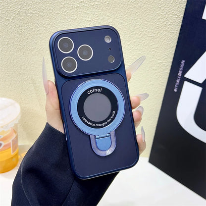 ミニマルリング マットケース｜シンプルカラー・折りたたみリング付き iPhoneケース #240402