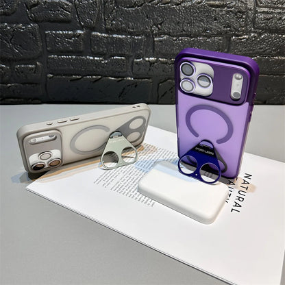 【スタンドシリーズ】メタルリング付き マグネット対応 おしゃれ耐衝撃スマホケース｜iPhone対応 #251121