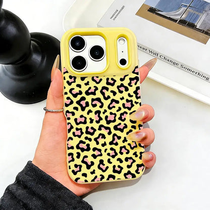 カラーレオパード iPhoneケース｜ポップ カラフルデザイン・耐衝撃ケース #240302