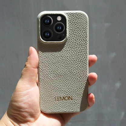 【本革シリーズ】名入れカスタム レザーiPhoneケース｜イニシャル刻印対応｜iPhone対応 #241012