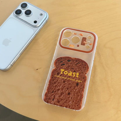 チョコ トースト ほくほくのパン iPhoneケース｜フレンチ風 #261014