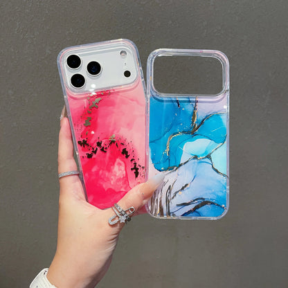 【大理石風】 マーブル柄 水彩デザイン iPhoneケース｜透明感 TPU ソフト 耐衝撃 スマホカバー 高級感 アート風 スタイリッシュ｜iPhone対応 #251229