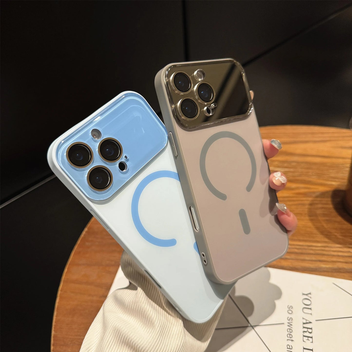 【ワイヤレス充電対応シリーズ】 シンプルおしゃれ マット スマホケース｜iPhone対応 #251104