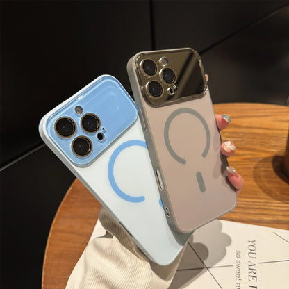 【Magnet内蔵】シンプルおしゃれ マット スマホケース｜iPhone対応 #251104