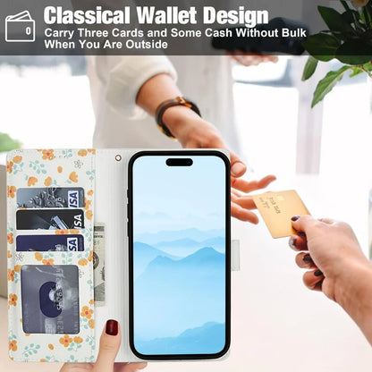 【ブックスタイル】花柄 フラワーキルティング ストラップ付き 手帳型 iPhoneケース｜カード収納 ショルダー対応 #240110