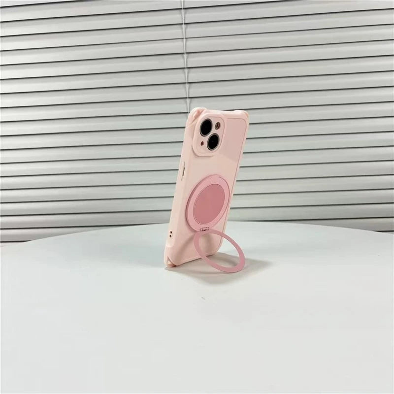 2WAYストラップ付き iPhoneケース おしゃれ リングスタンド #261127