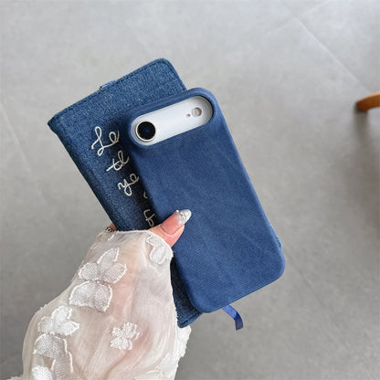 【デニムシリーズ】布素材デザイン カジュアルおしゃれ スマホケース｜iPhone対応 #251113