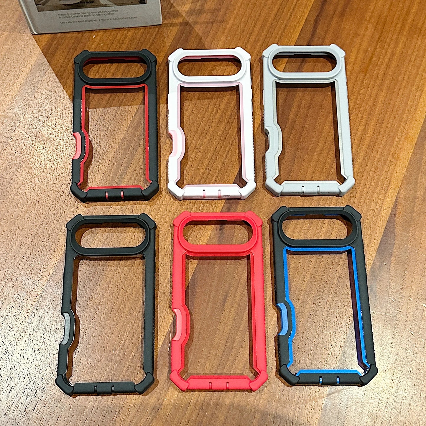 【クリアシリーズ】耐衝撃 TPUバンパー付き 透明スマホケース｜iPhone対応 #251103