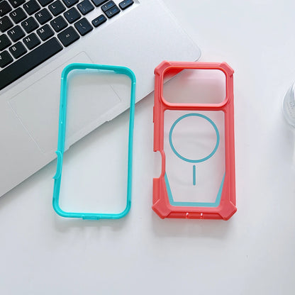 Magnet対応 iPhoneケース｜耐衝撃フレーム・クリアデザイン #240524