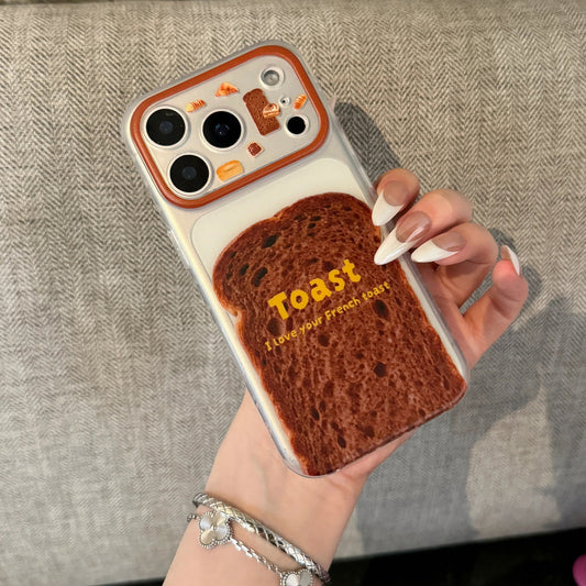 チョコ トースト ほくほくのパン iPhoneケース｜フレンチ風 #261014