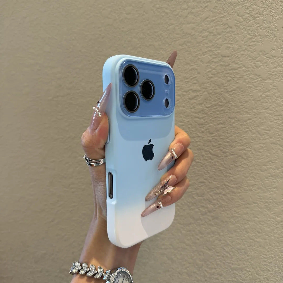 【グラデーションカラー】カメラ保護付き スマホケース グラデカバー 全面保護 TPU シンプル可愛い おしゃれ 韓国風 ｜iPhone対応 #251220