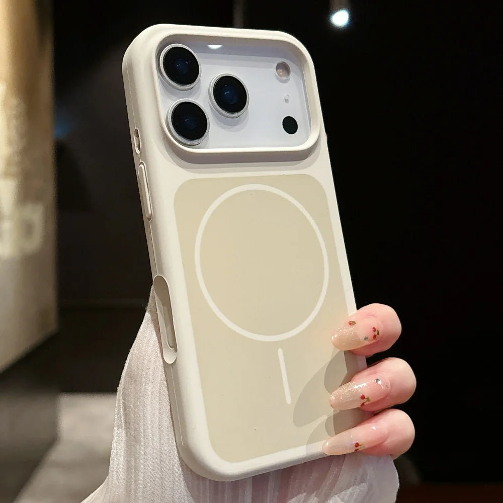 ネオンカラー MagSnet内蔵 マットバイカラー iPhoneケース｜耐衝撃・カラーフレーム #260521