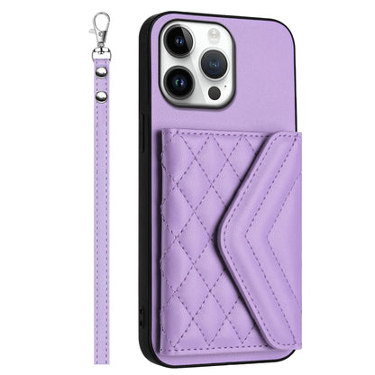 【キルティングシリーズ】カード収納付き ショルダー対応 レザー調スマホケース｜iPhone対応 #251108