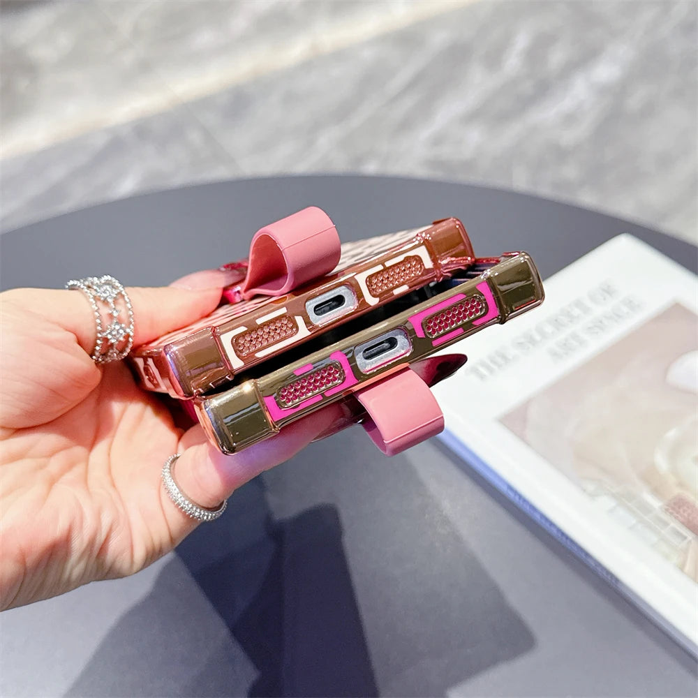 【スクエアシリーズ】ヒョウ柄 レオパード Magnet対応 iPhoneケース #260210