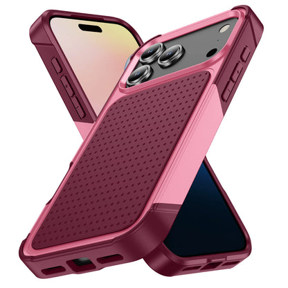 グリップデザイン 耐衝撃 iPhoneケース｜滑り止めバックパネル #240107