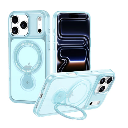 360°回転リングスタンド Magnet内蔵 クリア iPhoneケース｜ニュアンスカラー・シンプル #260051