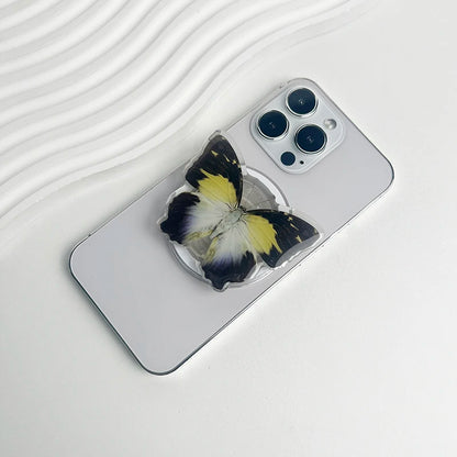 スマホグリップ｜蝶 バタフライ スマホスタンド 落下防止 #260428