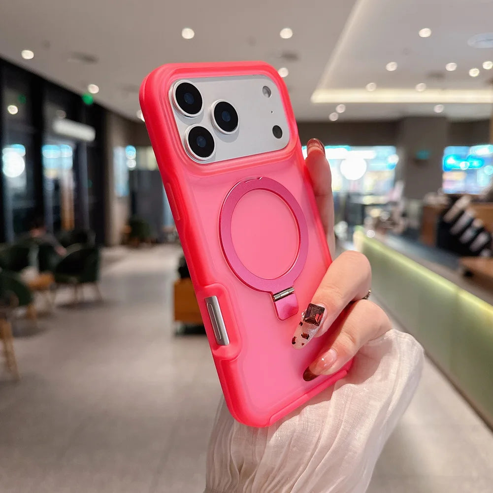 半透明 マグネット内蔵 iPhoneケース (全12色) トレンディ・アクティブ #261195
