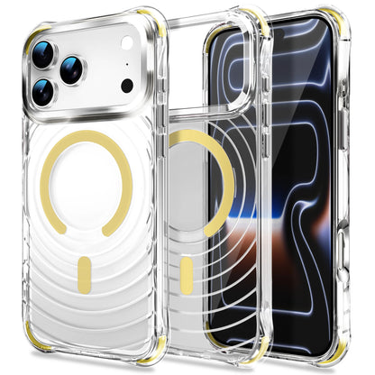 ウォーターリップル バンパー Magnet内蔵 クリアケース iPhoneケース｜耐衝撃・透明感シンプル #260042