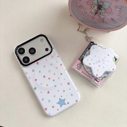 スターポップ グリップ付き iPhoneケース｜ポップデザイン・マグネット内蔵 #231227